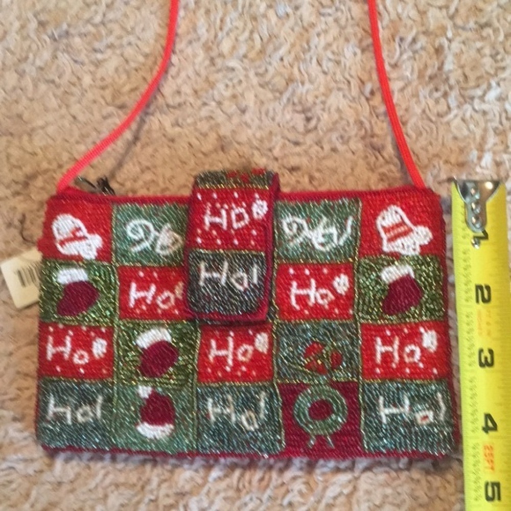 🌸NWT BAMBOO TRADING CO. Beaded Crossbody Bag - Picture 12 of 12